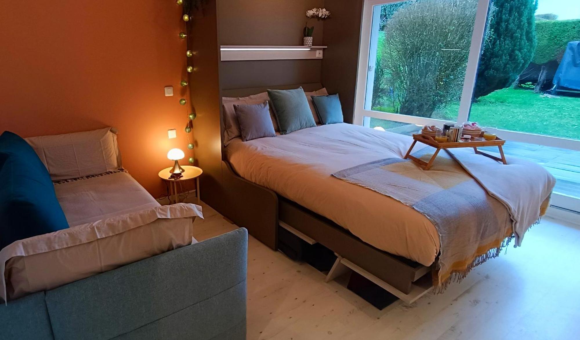 Studio Proche Plage - Parking Gratuit Et Prive - Terrasse Et Petit Jardin Cloture Courseulles-sur-Mer Luaran gambar